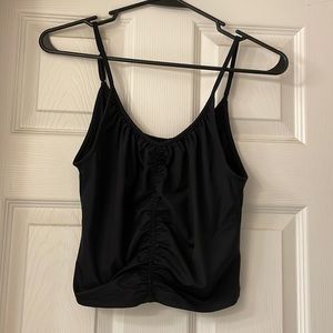 Black Scrunch Tank top